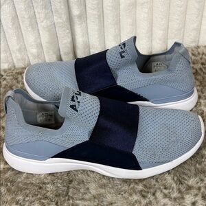 APL Techloom Bliss Blue Mesh Navy Running Shoes Sneakers men’s 9.5